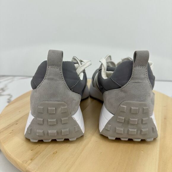 J/Slides Jonnie Luxe Nylon Sneakers Shoes Women’s 9 Grey White Casual Comfort - Picture 7 of 14